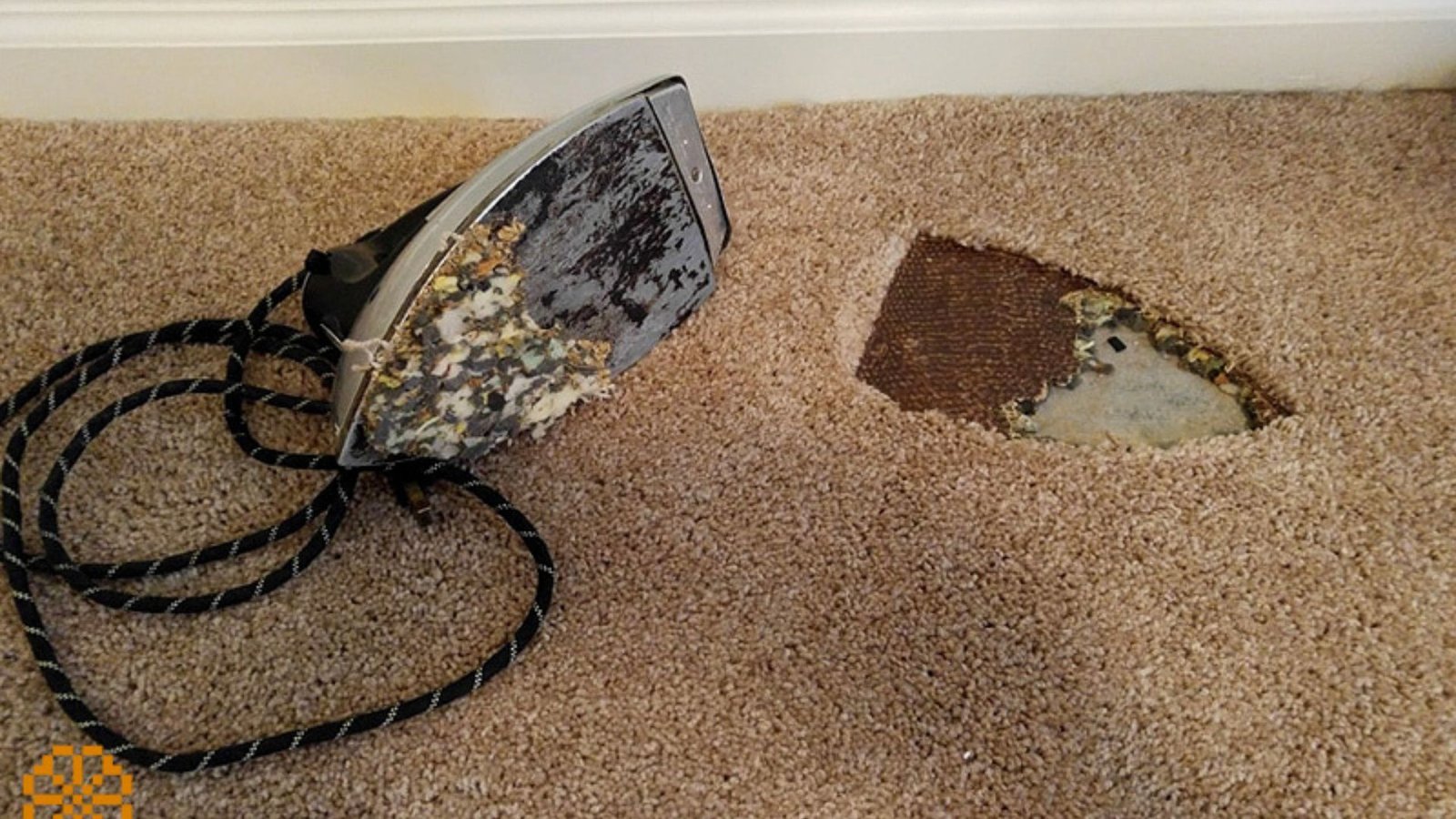 Iron Burn on Carpet